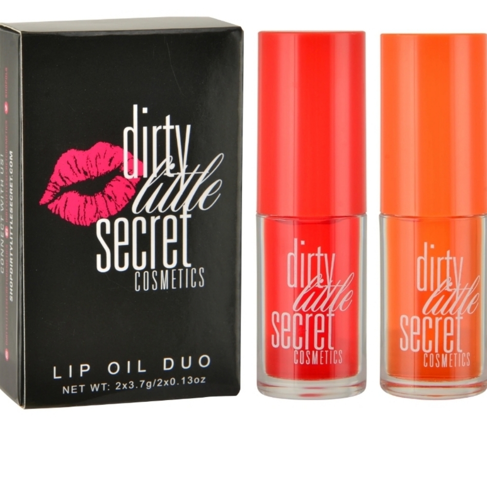 NWT Cherry/Orange Lip Oil Duo